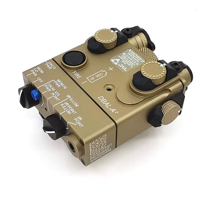 DBAL-A2 LED White weapon light + Red laser Lenses with Remote TA